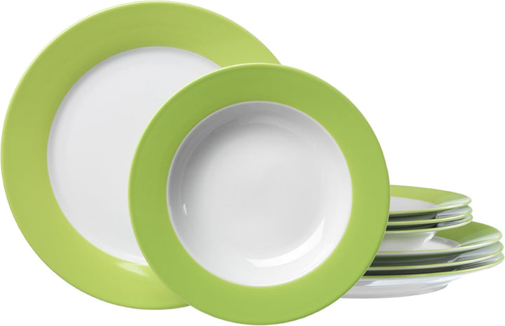 Ritzenhoff & Breker Kombiset Doppio, 24-Teilig, Grau Seturi vesela masa Naty Shop Grün Tafelservice