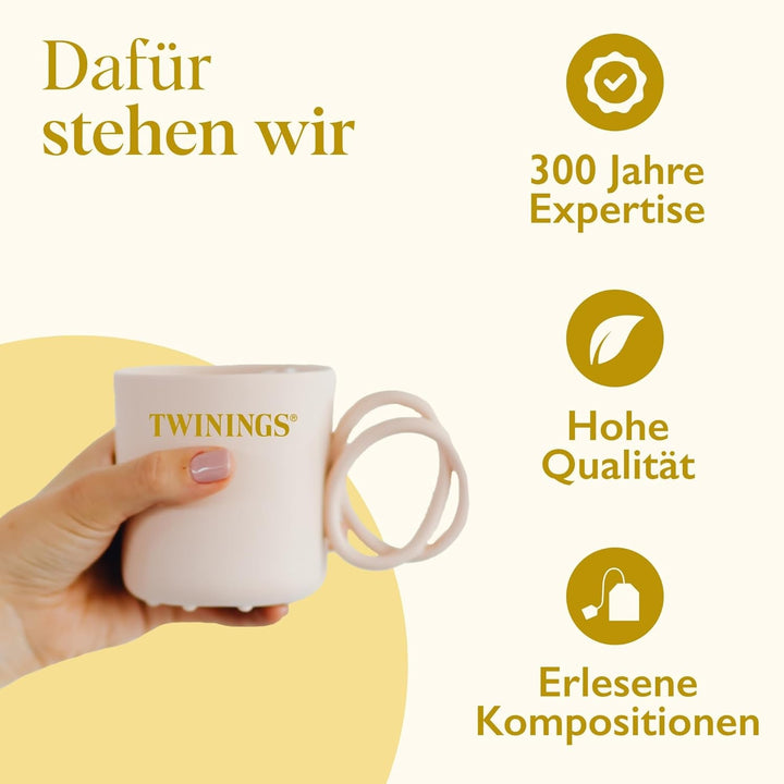 Twinings EARL GREY Ceai negru în pliculețe, rafinat cu aromă de bergamotă - Ceai negru din China, renumit în întreaga lume și extrem de revigorant, pachet de 1 (25 pliculețe)