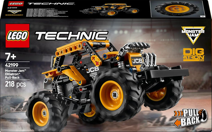 LEGO Technic Monster Jam Digatron, set de joacă Monster Truck pentru copii, jucării de construit pentru copii, băieți și fete de la 7 ani, idei de cadouri pentru fanii Monster Trucks și Motorsport 42199 Seturi de constructie Besuche den LEGO-Store