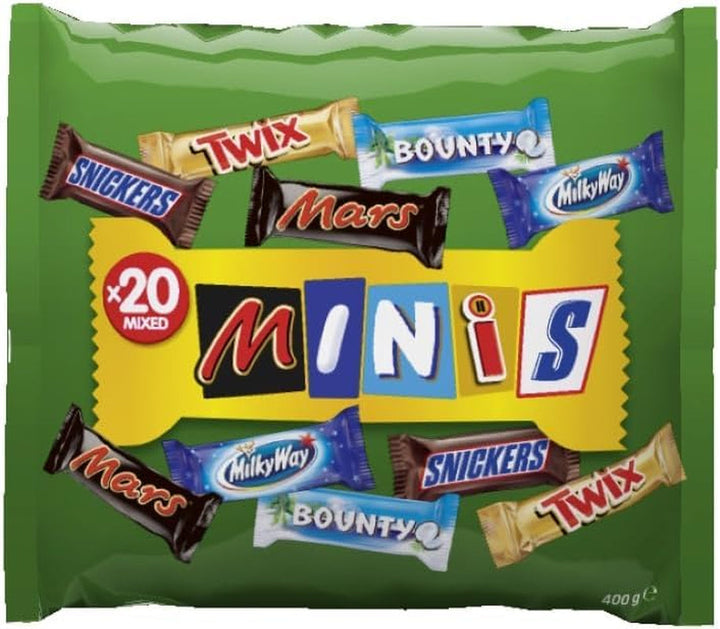 Pachet Mix, Mars, Snickers, Bounty, Twix, Milky Way și altele Bomboane de Ciocolata Naty Shop