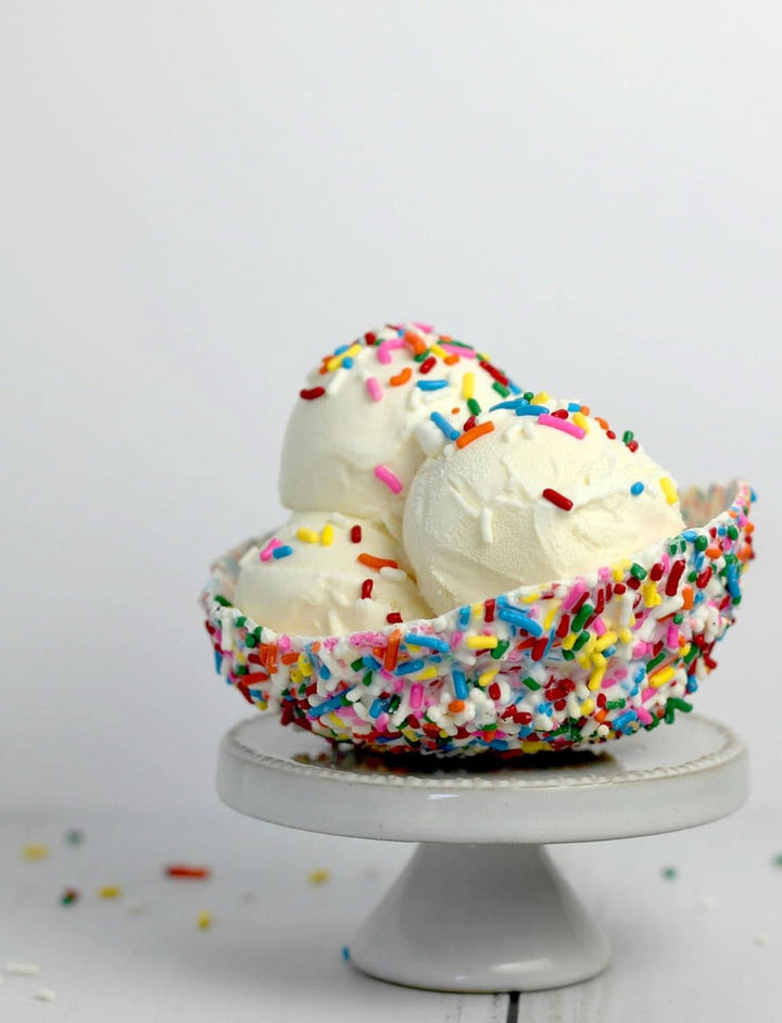 RUF, sprinkles din zahăr colorat în culorile curcubeului, 200 grame Sprinkles Naty Shop