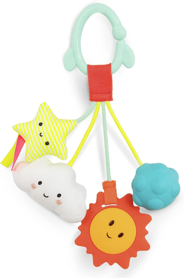 B. toys Jucărie pentru copii cu lumină colorată schimbătoare și mărgele curcubeu - Jucărie pentru copii Cloud de la 3 luni Jucarii Bebe Naty Shop Spațiu