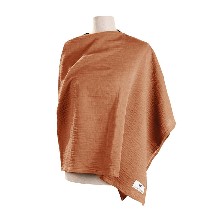 Bluza de alăptare Julius Zöllner din bumbac muselină 100%, OEKO-TEX STANDARD 100, Fabricat în Germania Accesorii Hrana si Alaptare Bebe Naty Shop Ruginiu