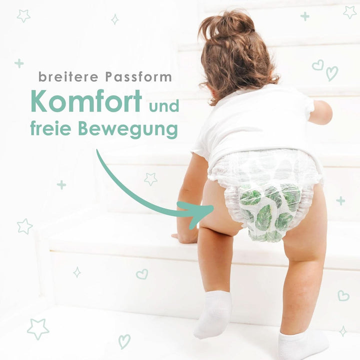 Scutece Pureborn Baby Premium Pantaloni, protectie optima zi si noapte, testate dermatologic, ultra moi, prietenoase cu pielea Mama si Copilul Naty Shop
