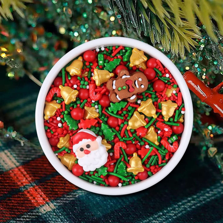 Sprinkles cu tematica de Crăciun, 100 grame Sprinkles Naty Shop