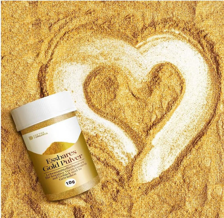 Colorant alimentar auriu, pudra, vegan, 10 grame Coloranti Alimentari Naty Shop