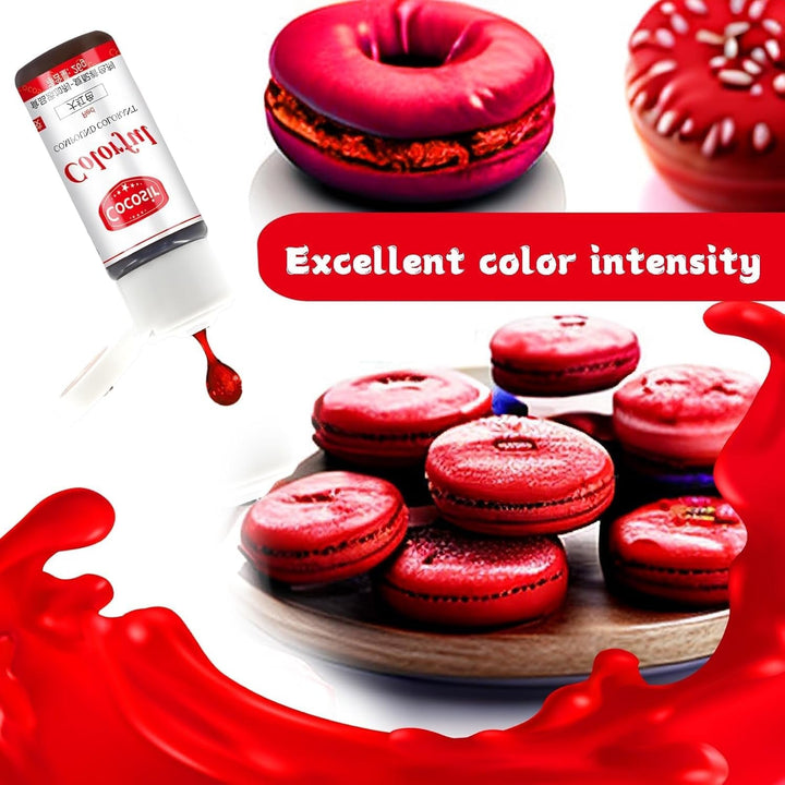 Cocosir, colorant alimentar rosu pe bază de ulei, 26 grame Coloranti Alimentari Naty Shop