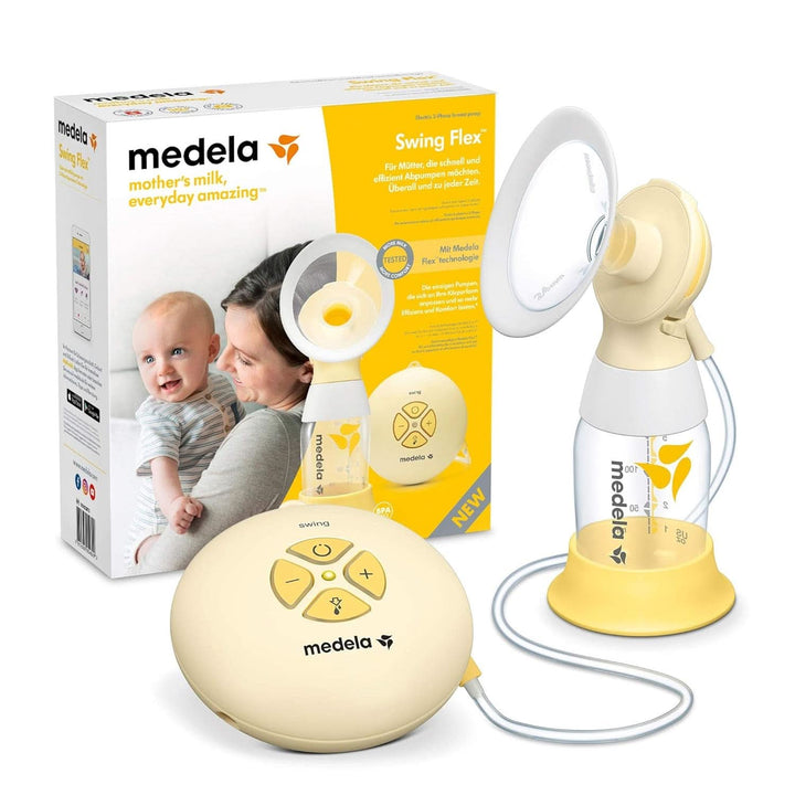 Pompă de sân electrică dublă Medela Swing Maxi Flex Accesorii Hrana si Alaptare Bebe Naty Shop Swing Flex (Neue Verpackung)