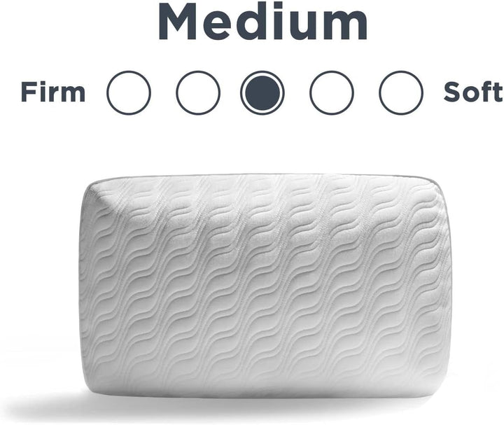 TEMPUR-PEDIC Pernă Tempur-Cloud Prohi, spumă cu memorie, alb/grădină opulentă, King Perne standard Naty Shop