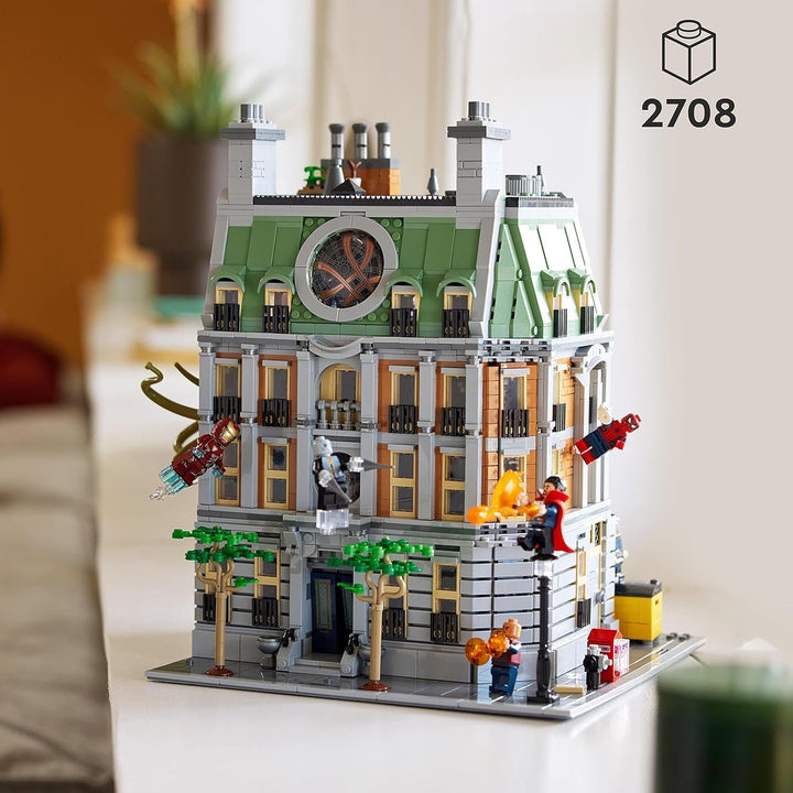 LEGO Marvel Sanctum Sanctorum, set de construcție modulară cu 3 etaje, cu minifigurinele Doctor Strange și Iron Man, casă de jucărie din Avengers: Endgame, obiect de colecție pentru fani, decor grozav pentru cameră 76218 Seturi de constructie Besuche den LEGO-Store