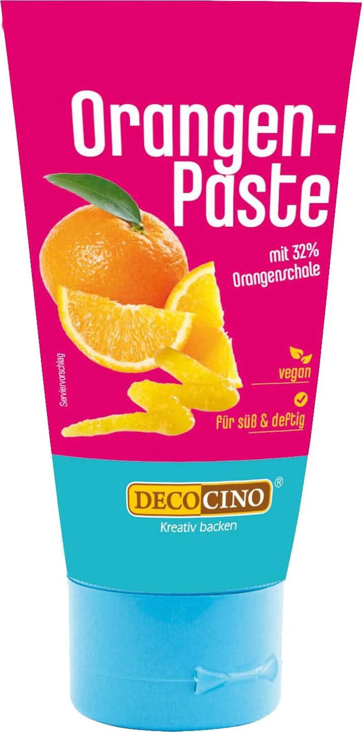 DECOCINO Pastă de zmeură, 50 grame, aromă de copt cu aromă naturală de zmeură, pentru rafinarea ciocolatei, deserturilor și prăjiturilor Glazuri si Decor Naty Shop Portocala