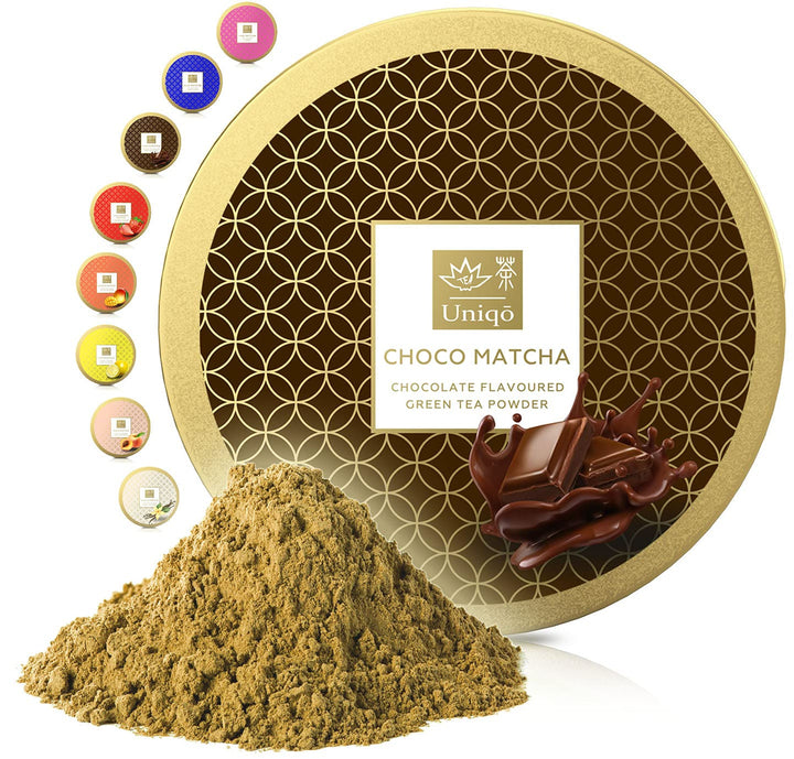 Tea Uniqo - Ceai Matcha roz pudră - Ideal pentru înghețată, latte, shake-uri, coacere sau gătit - Pudră de fructul dragonului Pitaya, 100% natural, fără aditivi, în cutie resigilabilă