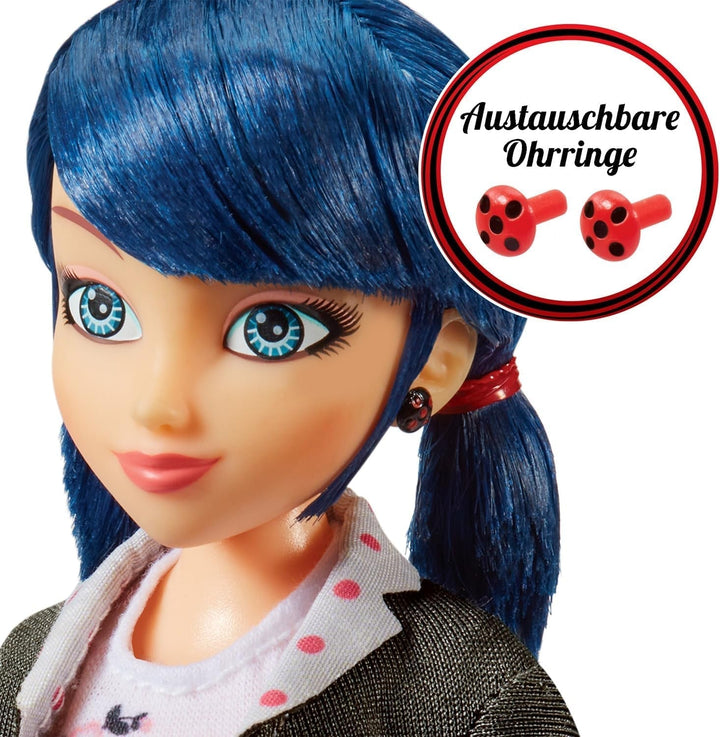 Bandai - Miraculous Ladybug - Păpușă de îmbrăcat 26 cm cu două ținute - Ladybug - P50355 Papusi Naty Shop