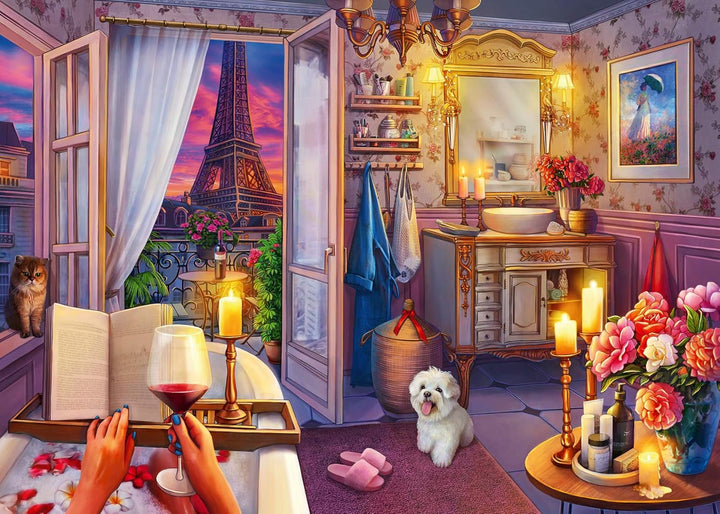 Ravensburger Puzzle - în cadă - 500 piese Gold Edition Puzzle Naty Shop