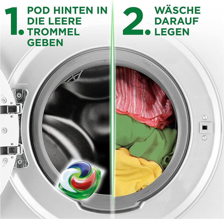 Ariel Allin1 PODS, capsule de detergent lichid Colour+ 53 de spălări, îndepărtarea excelentă a petelor la prima spălare Detergenti Rufe Naty Shop