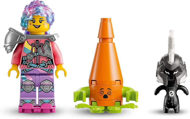 LEGO Dreamzzz Izzie and Bunchurro The Gaming Bunny, jucărie pentru copii 7+, set de joacă 2 în 1 cu Hero Minifigure și Cyberling pentru o experiență de joacă imaginativă 71490 Seturi de constructie Besuche den LEGO-Store