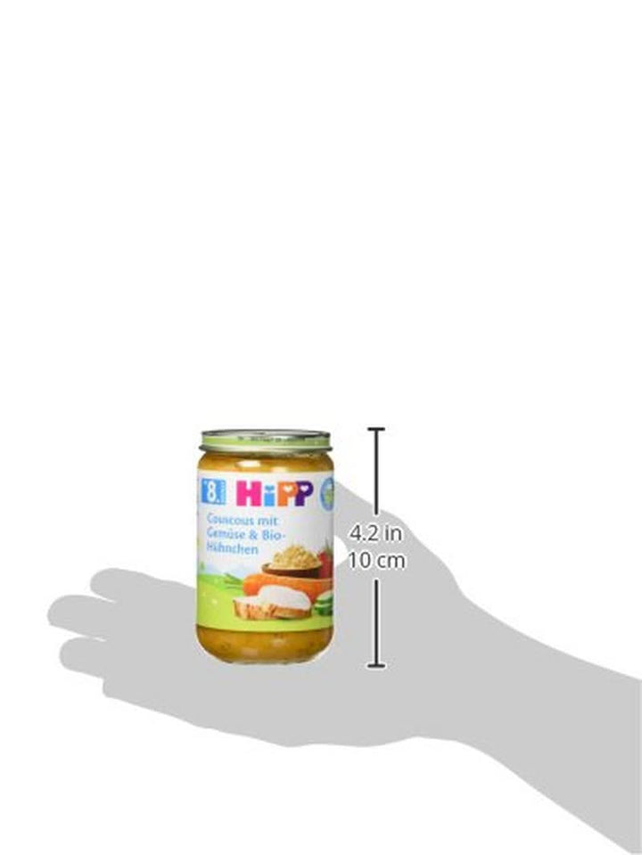 Hipp Couscous cu legume și pui bio, pachet de 6 (6 X 220 grame) Mama si Copilul Naty Shop