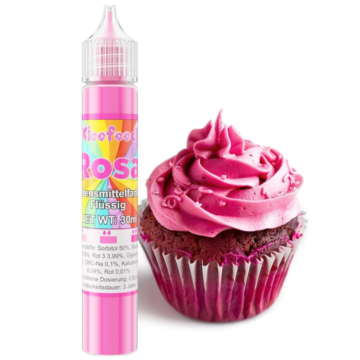 Colorant alimentar lichid, 30 ml Coloranti Alimentari Naty Shop Roz