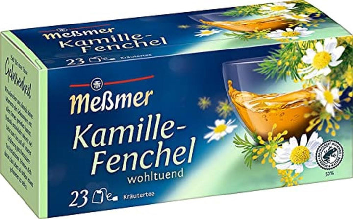 Meßmer Amestec de urzică | 25 | Pliculețe de ceai | Vegan | Fără gluten | Fără lactoză