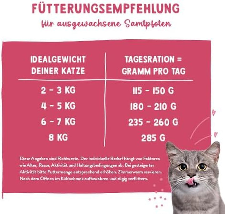 Sanabelle Freshe Mieze - Carne de vită și pui | Pungi de 100 g complet reciclabile | Hrană umedă gătită cu aburi pentru pisici | Hrană pentru pisici ca proaspăt gătită | O marcă Bosch Pet Food
