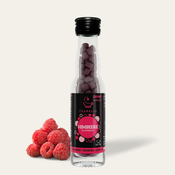 TEABALLS - Set de 3 POWER TEA MIX - ZMEURĂ, ENERGIE, CIREȘE Pentru aproximativ 120 de cești de ceai