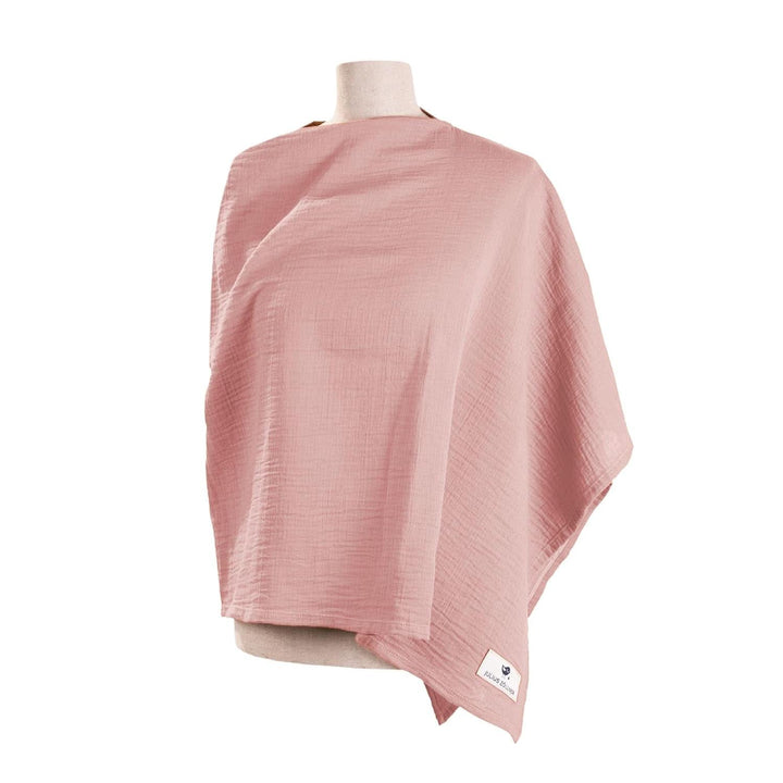 Bluza de alăptare Julius Zöllner din bumbac muselină 100%, OEKO-TEX STANDARD 100, Fabricat în Germania Accesorii Hrana si Alaptare Bebe Naty Shop Roz prafuit