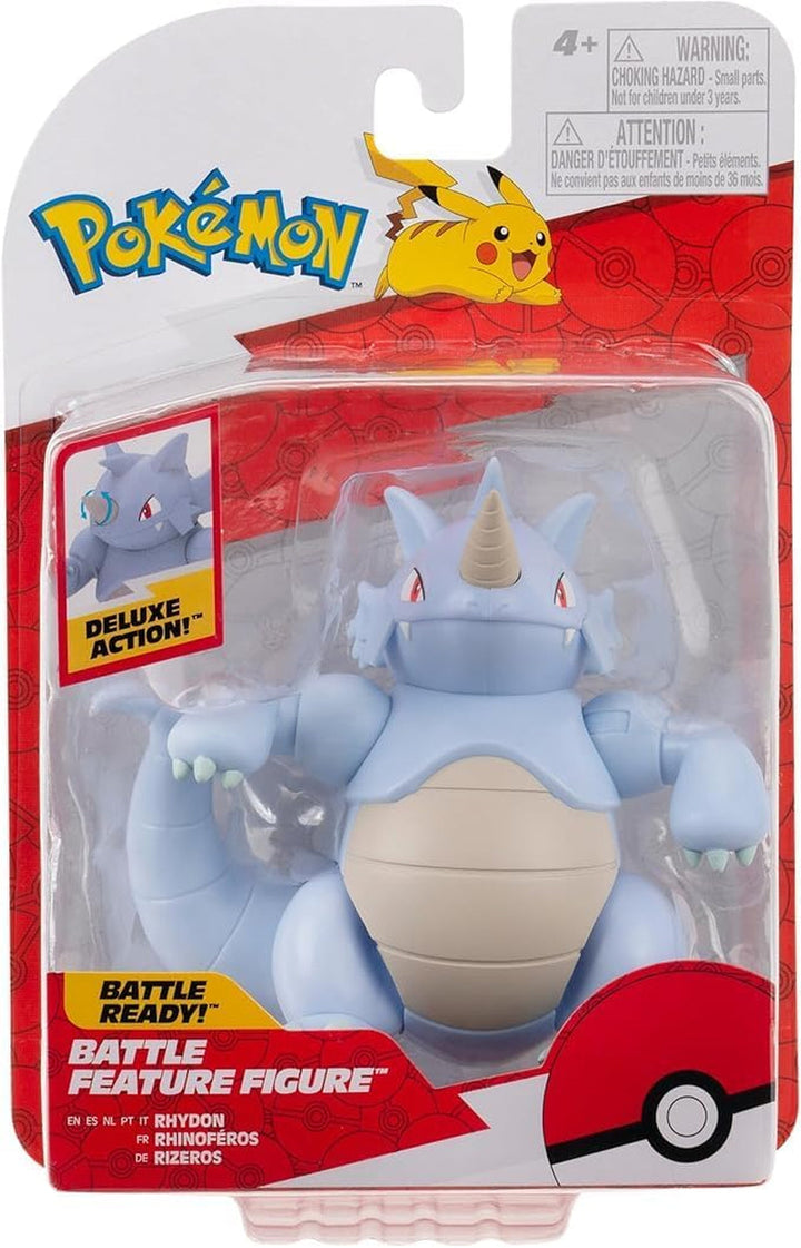 Pokémon PKW3418 - Battle Feature Figure - Rizeros, figură mobilă oficială, 11,5 cm Action figures Naty Shop