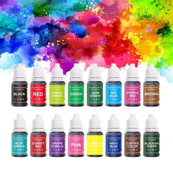 Set coloranți alimentar, 10 ml Coloranti Alimentari Naty Shop 16*10 Ml Neu