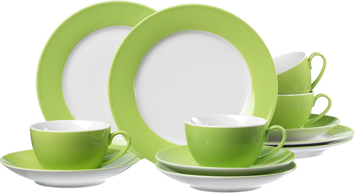 Ritzenhoff & Breker Kombiset Doppio, 24-Teilig, Grau Seturi vesela masa Naty Shop Grün Kaffeeservice