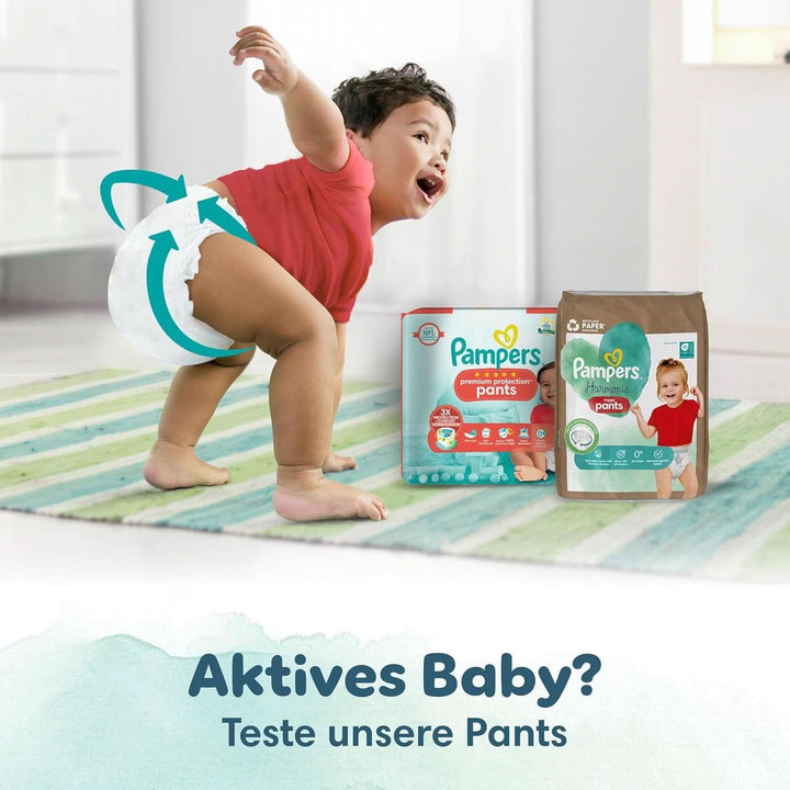 Pampers Baby scutece mărimea 5 (11-16kg) Harmony, Protecție delicată a pielii și ingrediente pe bază de plante, 152 buc. Mama si Copilul Naty Shop
