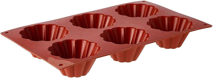 Forma de Copt Silikomart, 20.035.00.0060 SF 035 , "SF 035 Briochette Cannellata" Bucatarie Naty Shop Adânc