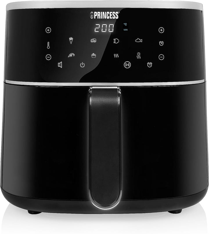 Princess Digital Hot Air Fryer - Capacitate variabilă a vasului - 8 litri maxim - 6 programe presetate Electrocasnice Naty Shop 6 litri
