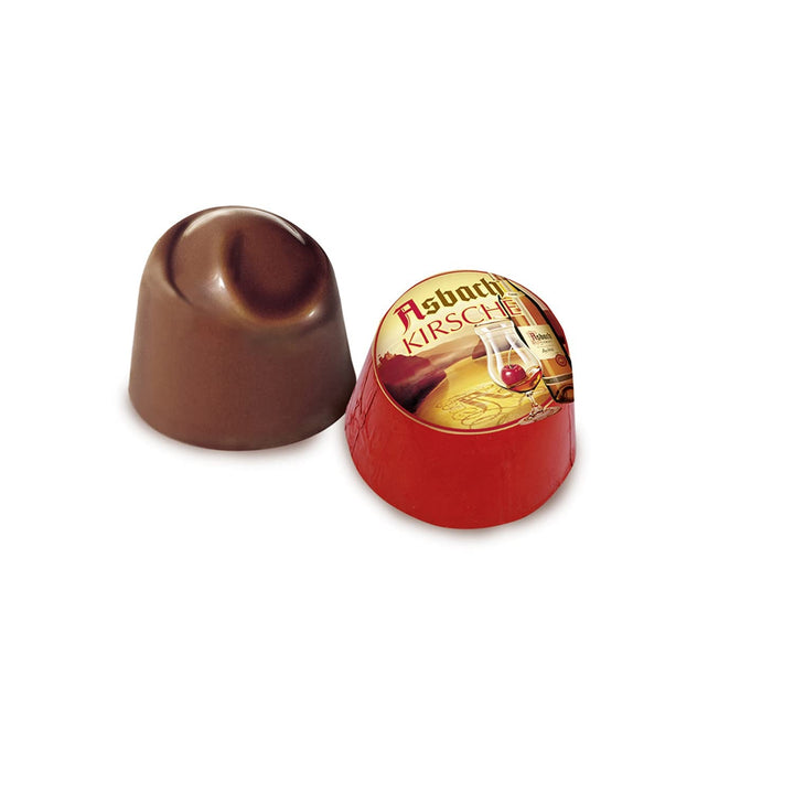 RCP Asbach Praline Mix, cu și fără crustă, umplutură lichidă, alcoolică, cadou minunat, 2 X 125 grame Bomboane de Ciocolata Naty Shop