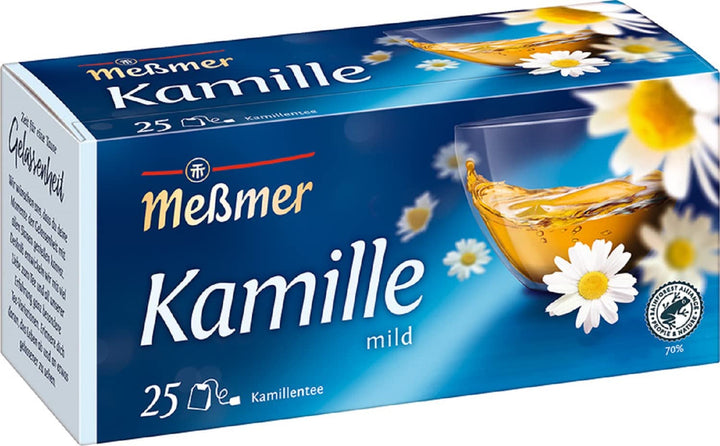 Meßmer Amestec de urzică | 25 | Pliculețe de ceai | Vegan | Fără gluten | Fără lactoză