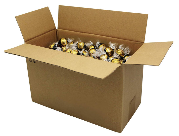 Lindt Lindor, sfere de ciocolata cu diverse umpluturi, colet 3 Kg, aproximativ 240 bucati Bomboane de Ciocolata Naty Shop