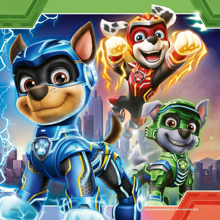 Ravensburger Children's Puzzle 05708 - PAW Patrol Power - 3X49 piese PAW Patrol the Mighty Movie Puzzle Pentru copii cu vârsta de peste 5 ani Puzzle Naty Shop