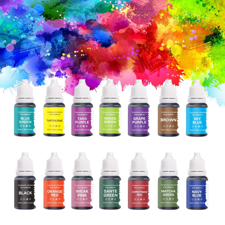 Set coloranți alimentar, 10 ml Coloranti Alimentari Naty Shop 14*10Ml