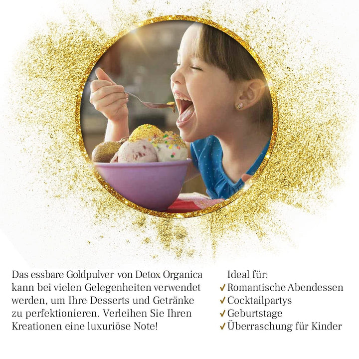 Pulbere Aurie comestibila pentru decorat, 10 grame, fara E171 Coloranti Alimentari Naty Shop