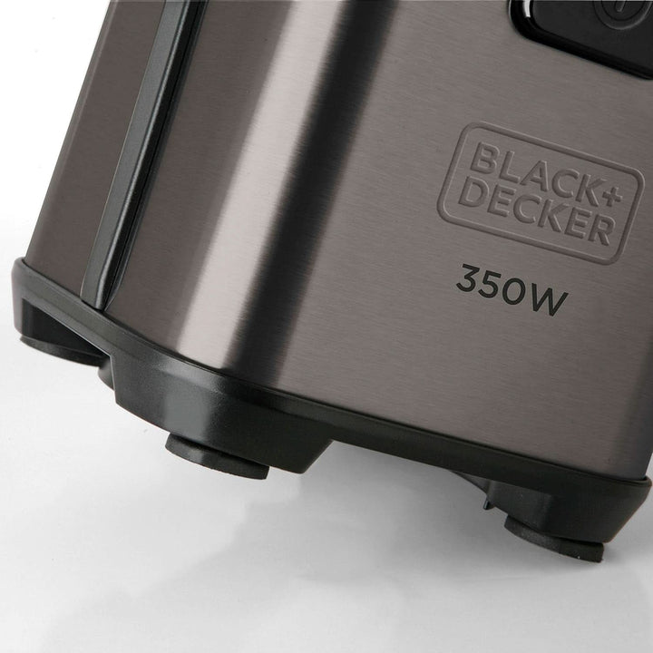 Black & Decker + Decker Stand Mixer, funcție puls, bol din plastic de 1,5 L, lame din oțel inoxidabil cu 4 muchii Mama si Copilul Naty Shop