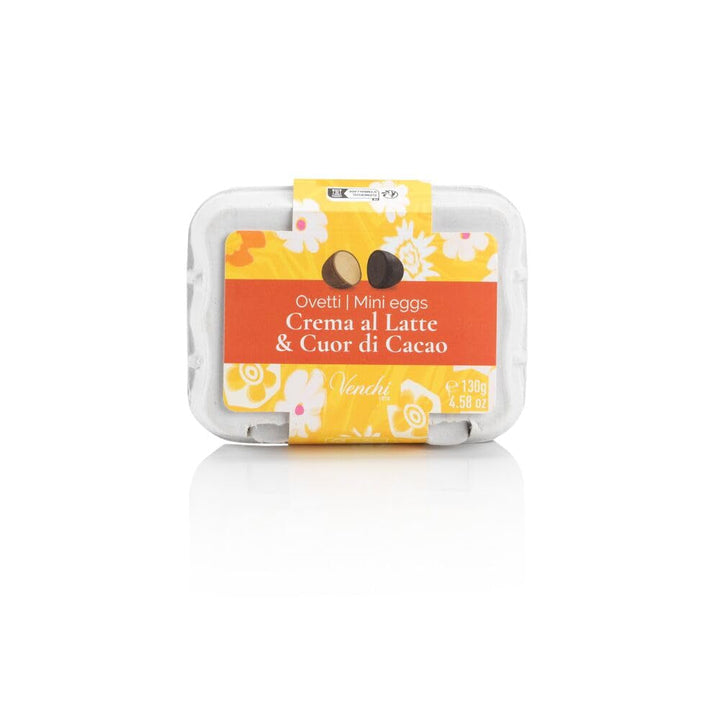 Ovetti - Pachet de 12 ouă de ciocolată, arome mixte, 130 grame Bomboane de Ciocolata Naty Shop