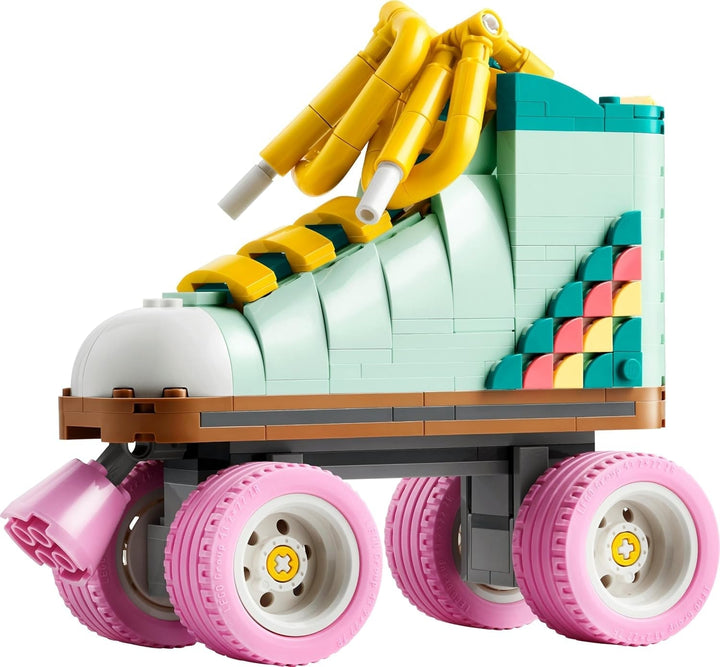 Jucărie LEGO Creator 3In1 Roller Skate pentru fete și băieți cu Mini Skateboard și Boombox, decor retro pentru dormitor, cadou de ziua de naștere pentru copii de la 8 ani 31148 Seturi de constructie Besuche den LEGO-Store