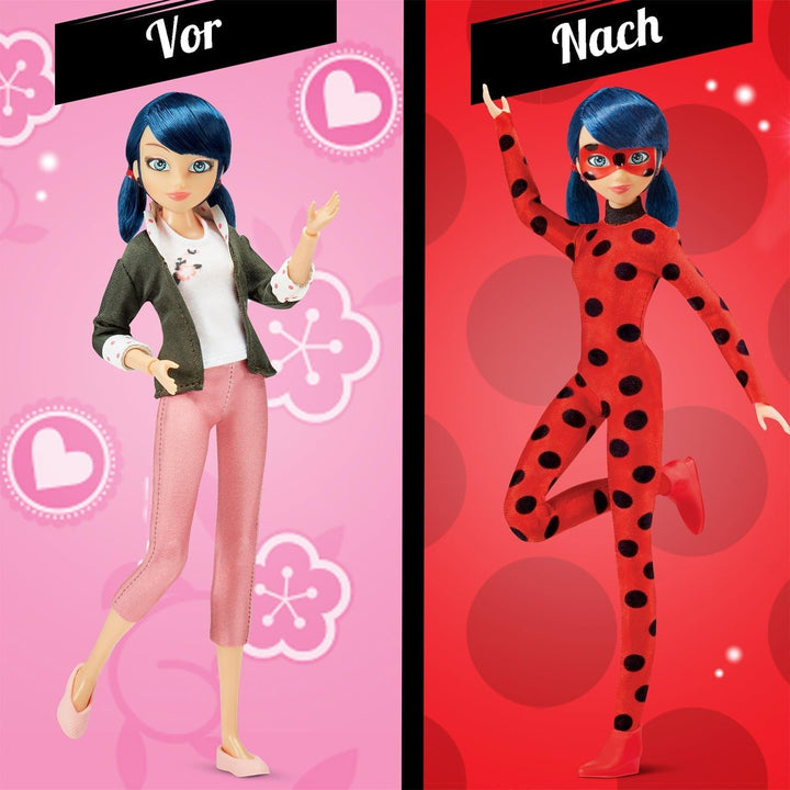 Bandai - Miraculous Ladybug - Păpușă de îmbrăcat 26 cm cu două ținute - Ladybug - P50355 Papusi Naty Shop