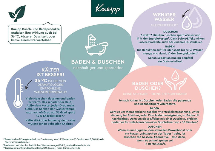 Cristale de baie Kneipp Relaxare pură - mărime specială - cu sare naturală profundă din salina Luisenhall și ulei esențial de balsam de lămâie indian și extract de balsam de lămâie, ediție limitată, 720G Duș și baie Naty Shop