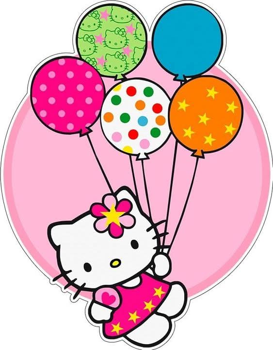 Imagine comestibila, vafa sau icing, format A4, Hello Kitty Imagini comestibile Naty Shop