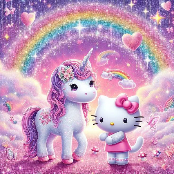 Imagine comestibila, vafa sau icing, format A4, Hello Kitty Imagini comestibile Naty Shop