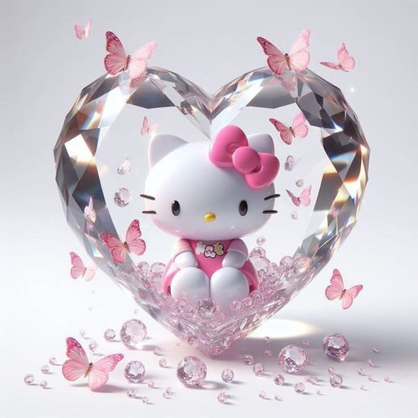 Imagine comestibila, vafa sau icing, format A4, Hello Kitty Imagini comestibile Naty Shop