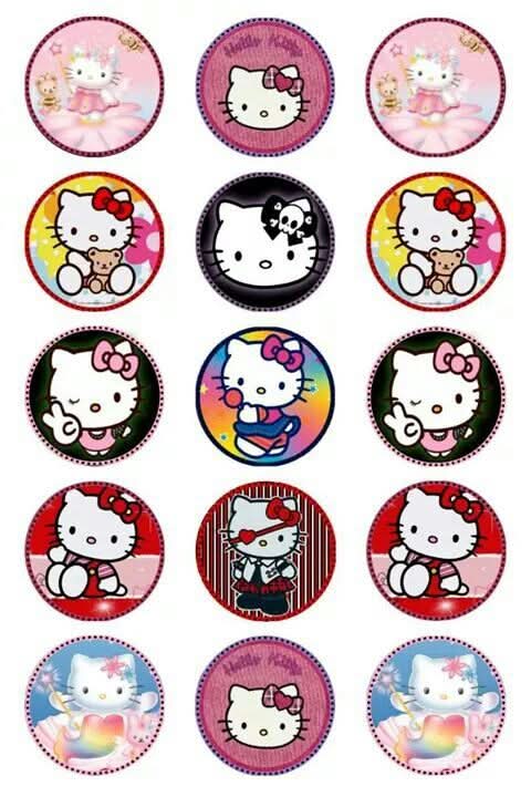 Imagine comestibila, vafa sau icing, format A4, Hello Kitty Imagini comestibile Naty Shop
