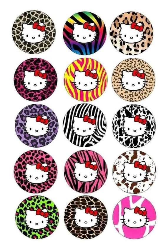 Imagine comestibila, vafa sau icing, format A4, Hello Kitty Imagini comestibile Naty Shop
