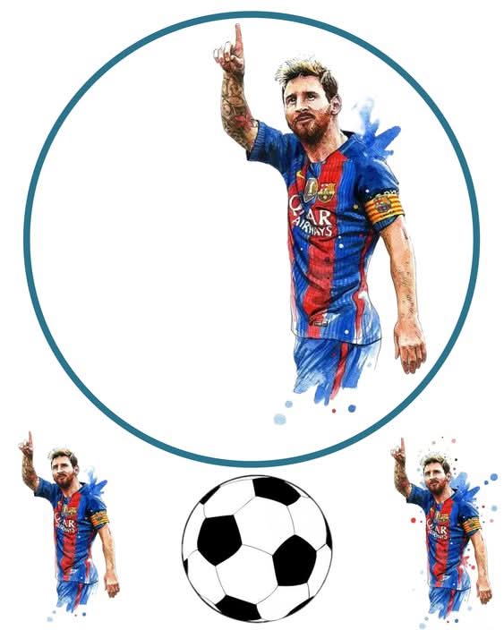 Imagine comestibila, vafa sau icing, format A4, Fotbal Imagini comestibile Naty Shop
