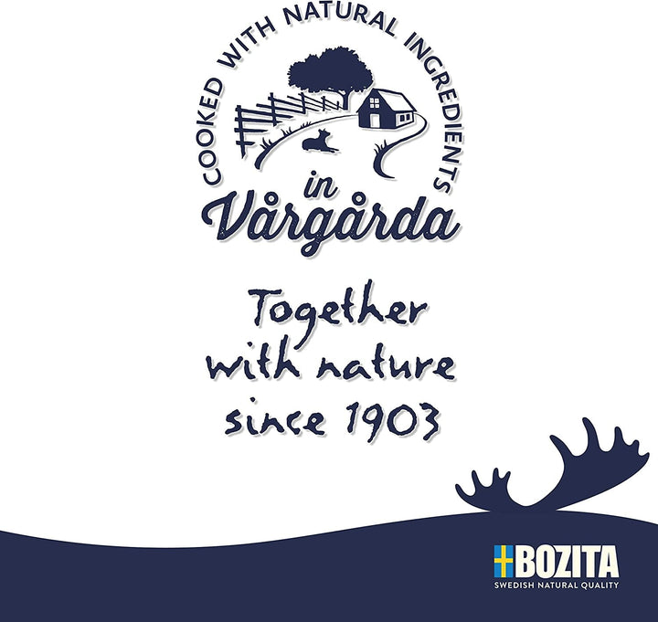 BOZITA Mărunțișuri de hrană umedă în sos cu hering 12X85G Pungă porționată - fără cereale - pentru pisici adulte (pachet cu 2)